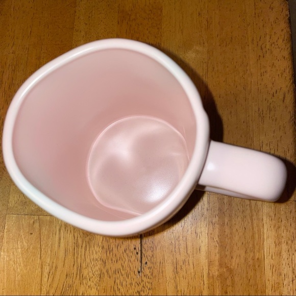 Rae Dunn BLUSHING BRIDE Light Pink Ceramic Coffee Mug BRAND NEW! - Picture 2 of 2